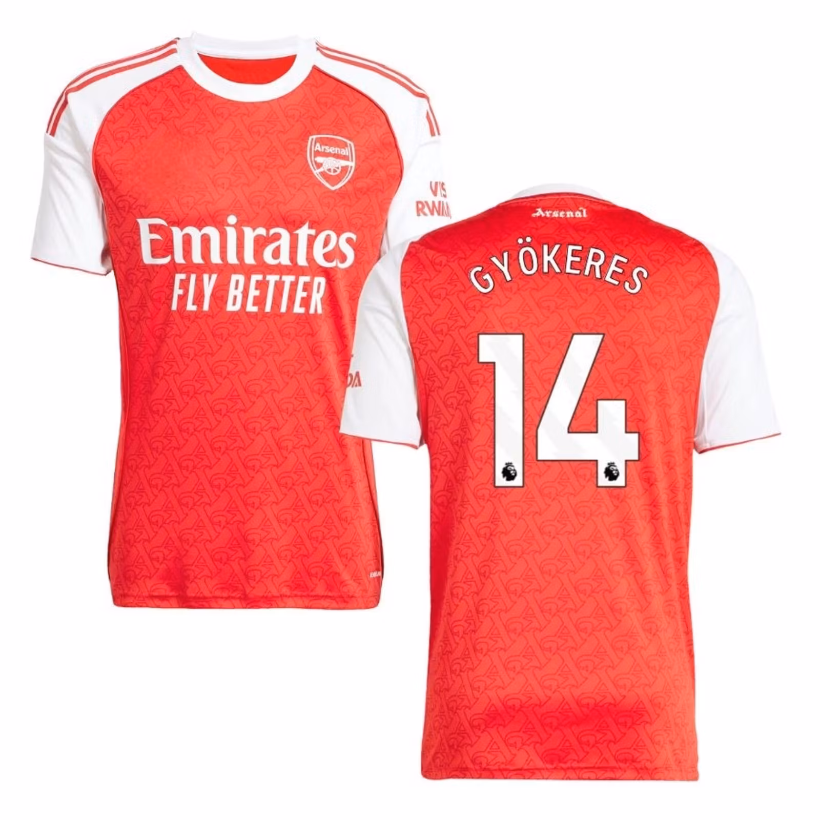 Fotbollströja Arsenal Vuxen Gyökeres 2025/26