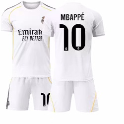 Fotbollströjor Barn - Real Madrid Mbappé – Tröja och Shorts Set 25/26