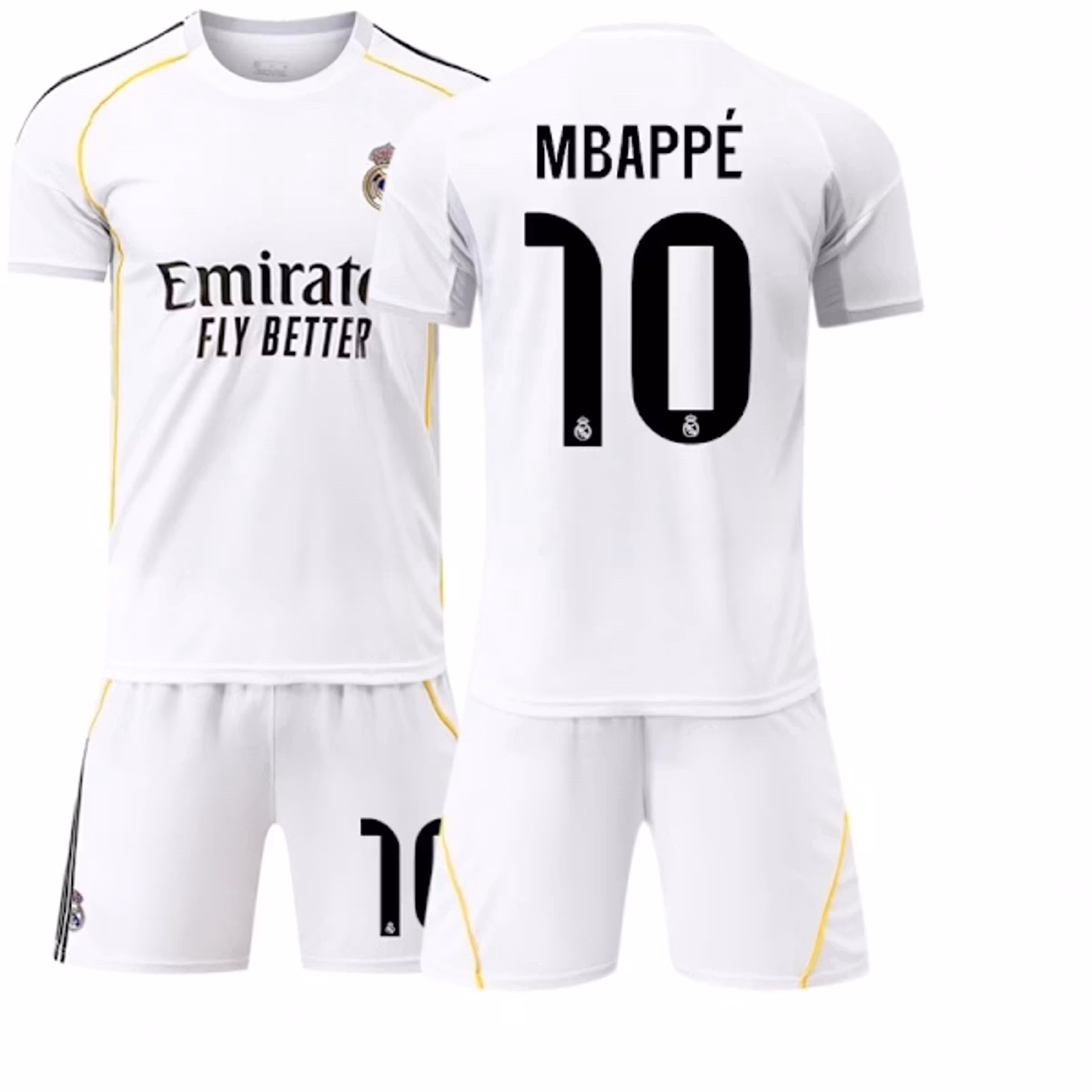 Fotbollströjor Barn - Real Madrid Mbappé – Tröja och Shorts Set 25/26