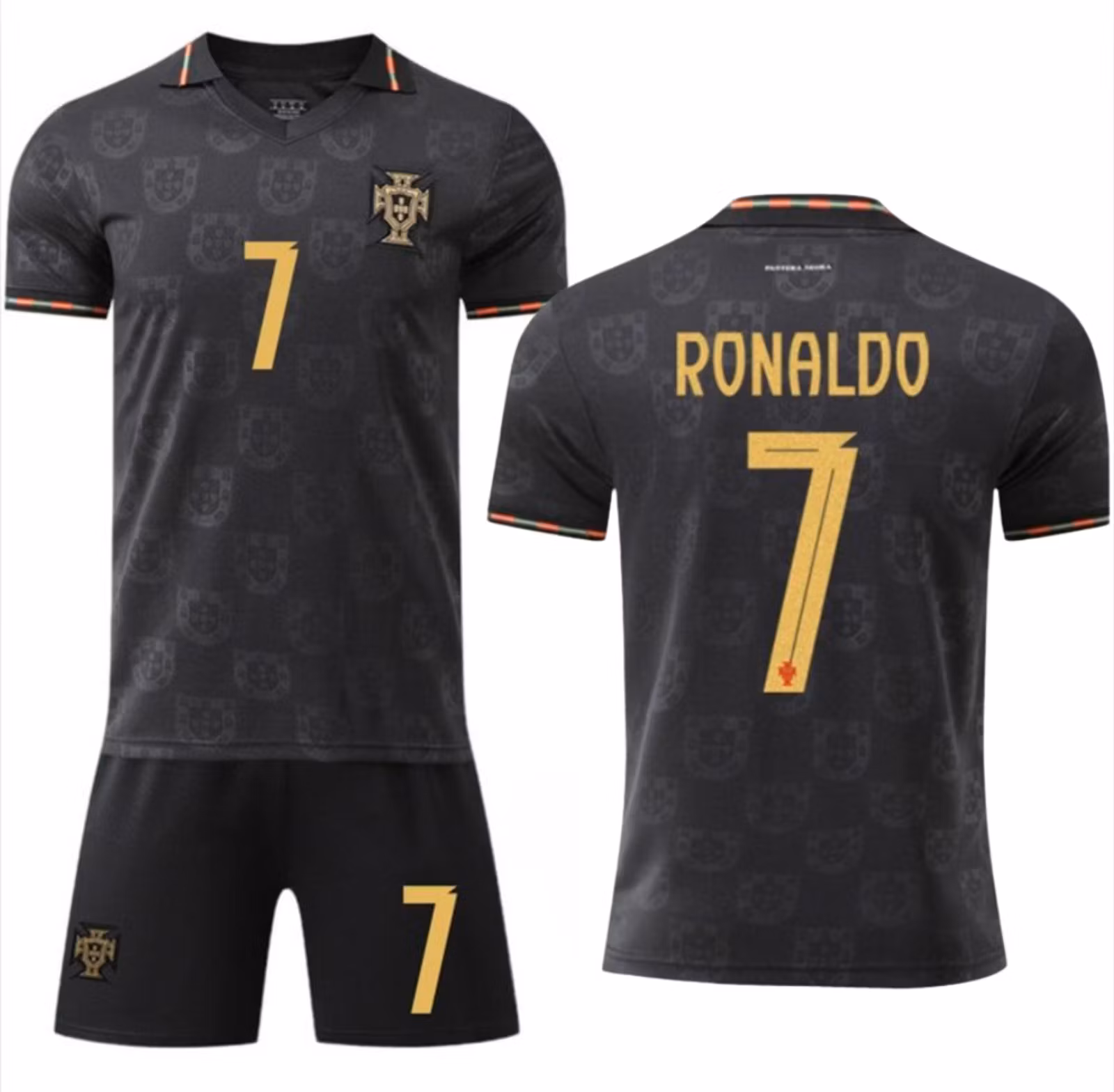 Fotbollströjor Barn - Portugal Ronaldo – Tröja och Shorts Set 2026