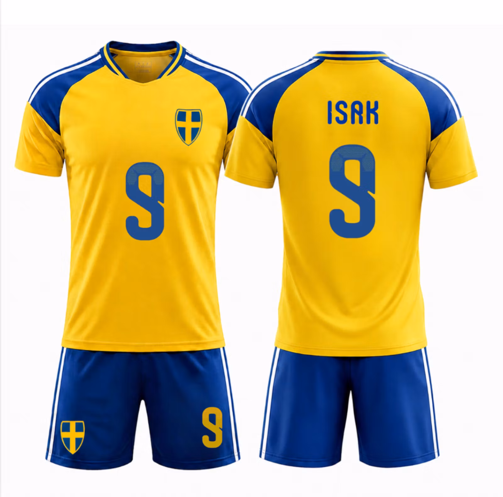 Fotbollströjor Barn - Sverige Isak – Tröja och Shorts Set 2026