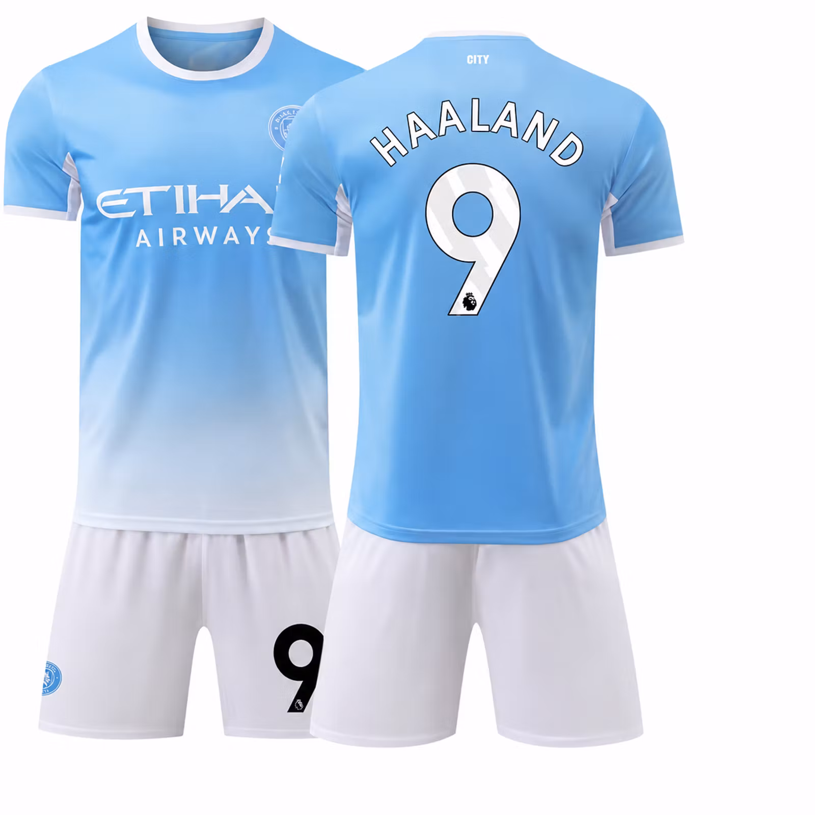 Fotbollströjor för Barn - Manchester City Haaland – Tröja och Shorts Set 26/27