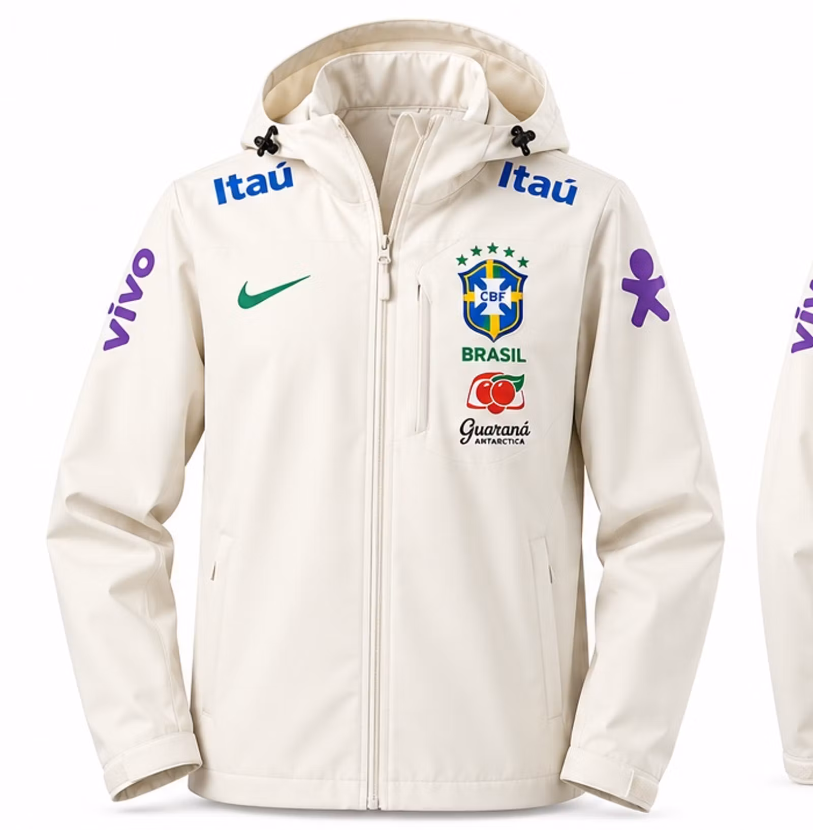 Brasilien Vindjacka Beige