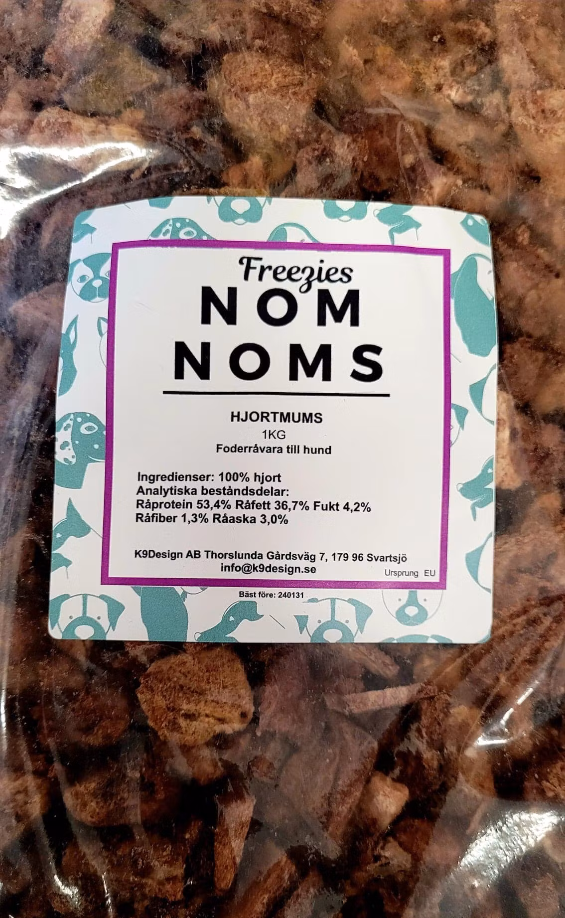 Nom Noms Freezies Hjortmums storpack 1kg