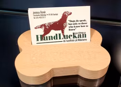 Visitkortshållare 'Hundben'