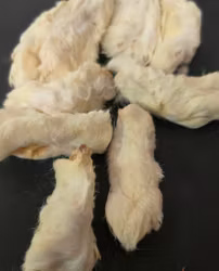 Kanintassar med päls torkat 1kg