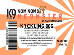 Nom Noms KÖRV MEOWSTER 80g, 10-p
