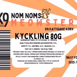 Nom Noms KÖRV MEOWSTER 80g, 10-p