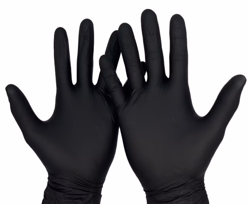 Nitrilhandske Svart 100p
