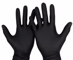 Nitrilhandske Svart 100p