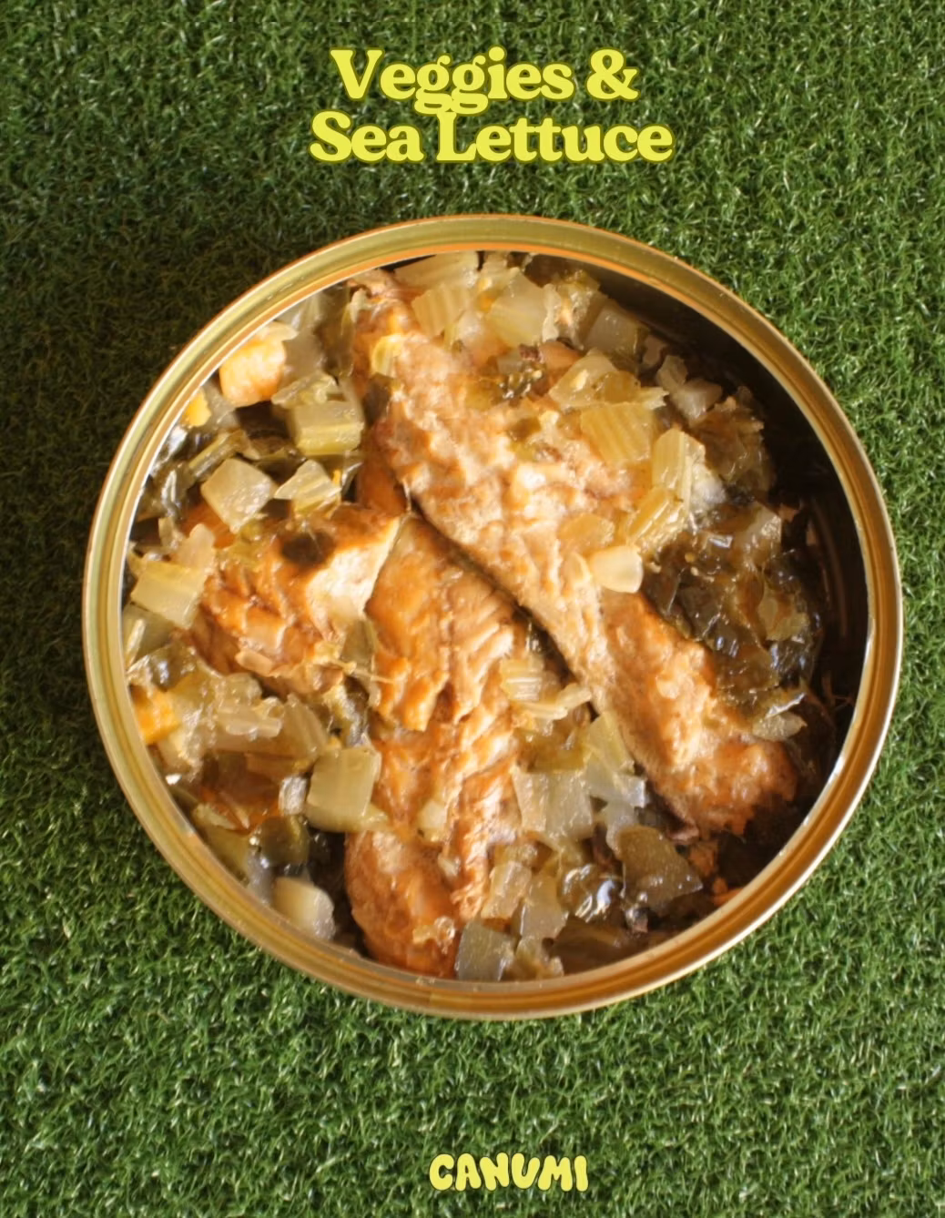 NYHET! Canumi hund lax med grönsaker och havssallat, 280g 6-p