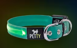 PETTY biothane LED grön