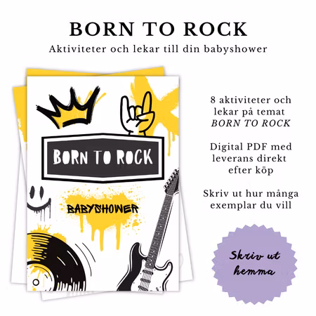 Babyshowerlekar - Born to rock