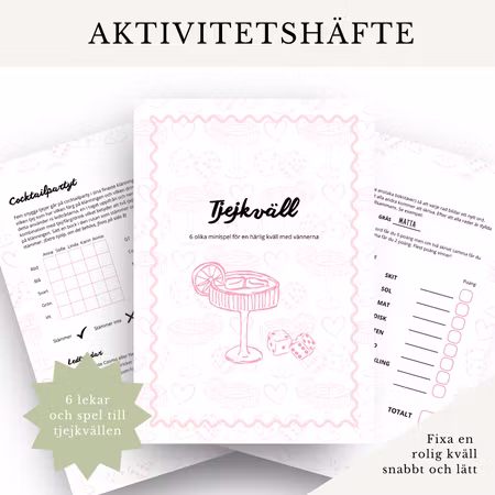 Aktivitetshäfte - Tjejkväll