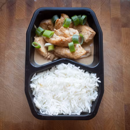 Chicken Satay med basmatiris