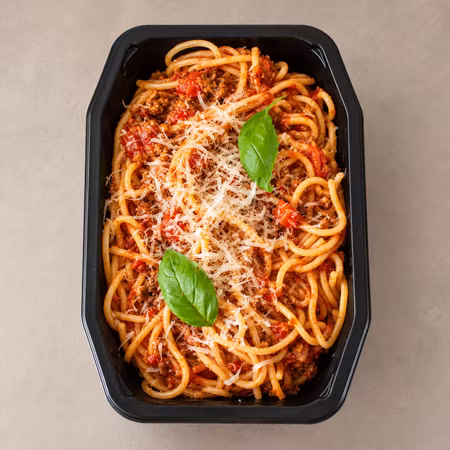 Pasta Bolognese med parmesan