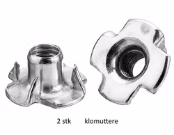 M5 klomutter 2 stk