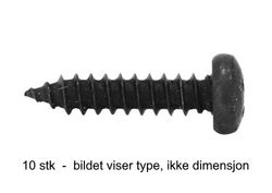 M1,5 4 mm selvgjengende skruer 10 stk
