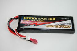 2S 7,4v 6000mah LiPo 30C Hard Case T-plugg