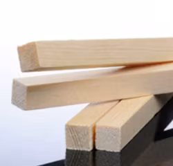 4 x 4 x 500 mm balsalist