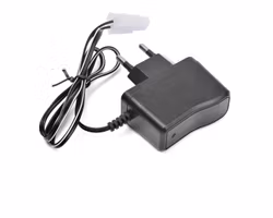 9,6 volt 250 mA lader for NiCad og NiMh batteri
