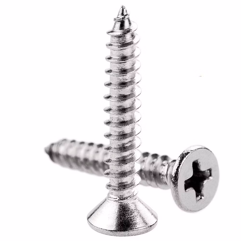 M2 6 mm dykkhode selvgjengende skruer 10 stk