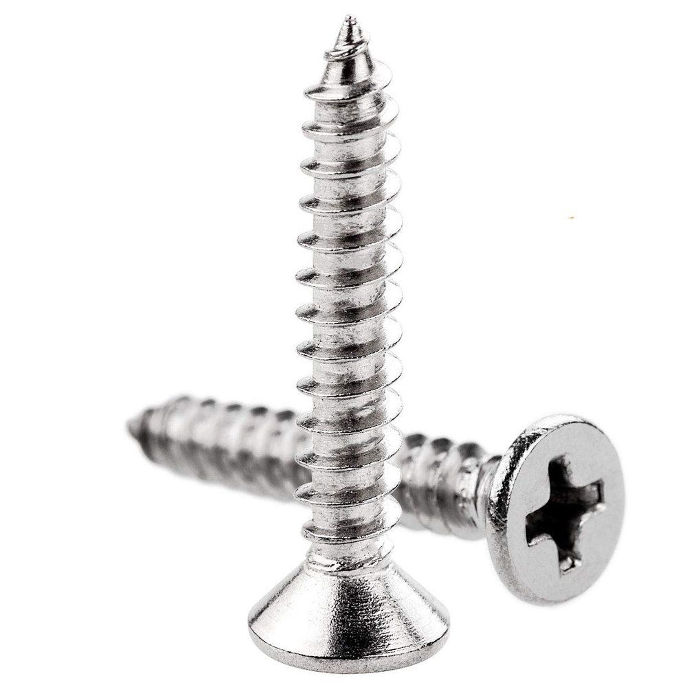 M2 8 mm dykkhode selvgjengende skruer 10 stk
