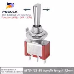 Mikrobryter/vender fjærbelastet enpolet 21 mm hendel