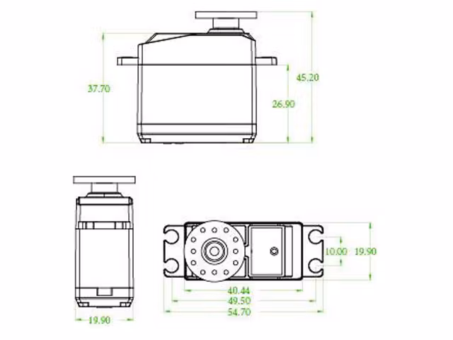 Power HD 6001HB Analog 6.7kg Servo