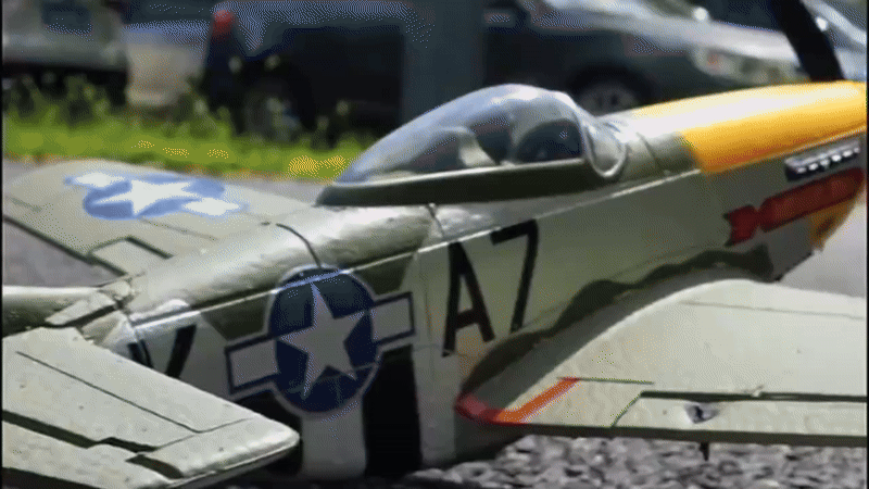 P51 Mustang 2.4 Ghz 5 ch BL 6 Axis gyro Camera 510 mm RTF