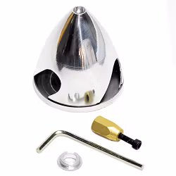 3 blads aluminium spinner 51 mm