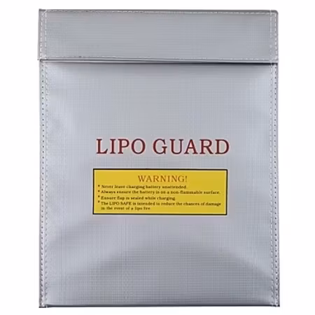 Brannsikker ladepose for LIPo batterier stor type