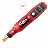 Mini drill oppladbar USB med 10 stk chucks