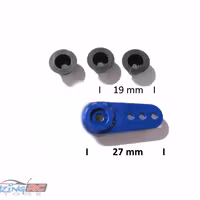 Servohorn aluminium 3 stk servosavers 27 mm