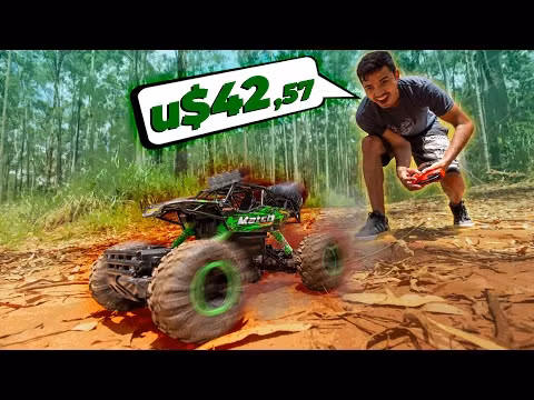1:8 2.4GHz 50 cm RC Mega Rock Crawler 4WD Sølv Off Road