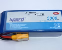 Spard 5S 18,5V 50C 5000 mAh XT90 antispark plugg