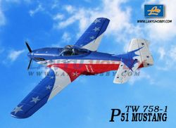 MUSTANG P51 1,4 meter Miss America PNP