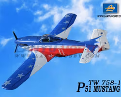 MUSTANG P51 1,4 meter Miss America PNP