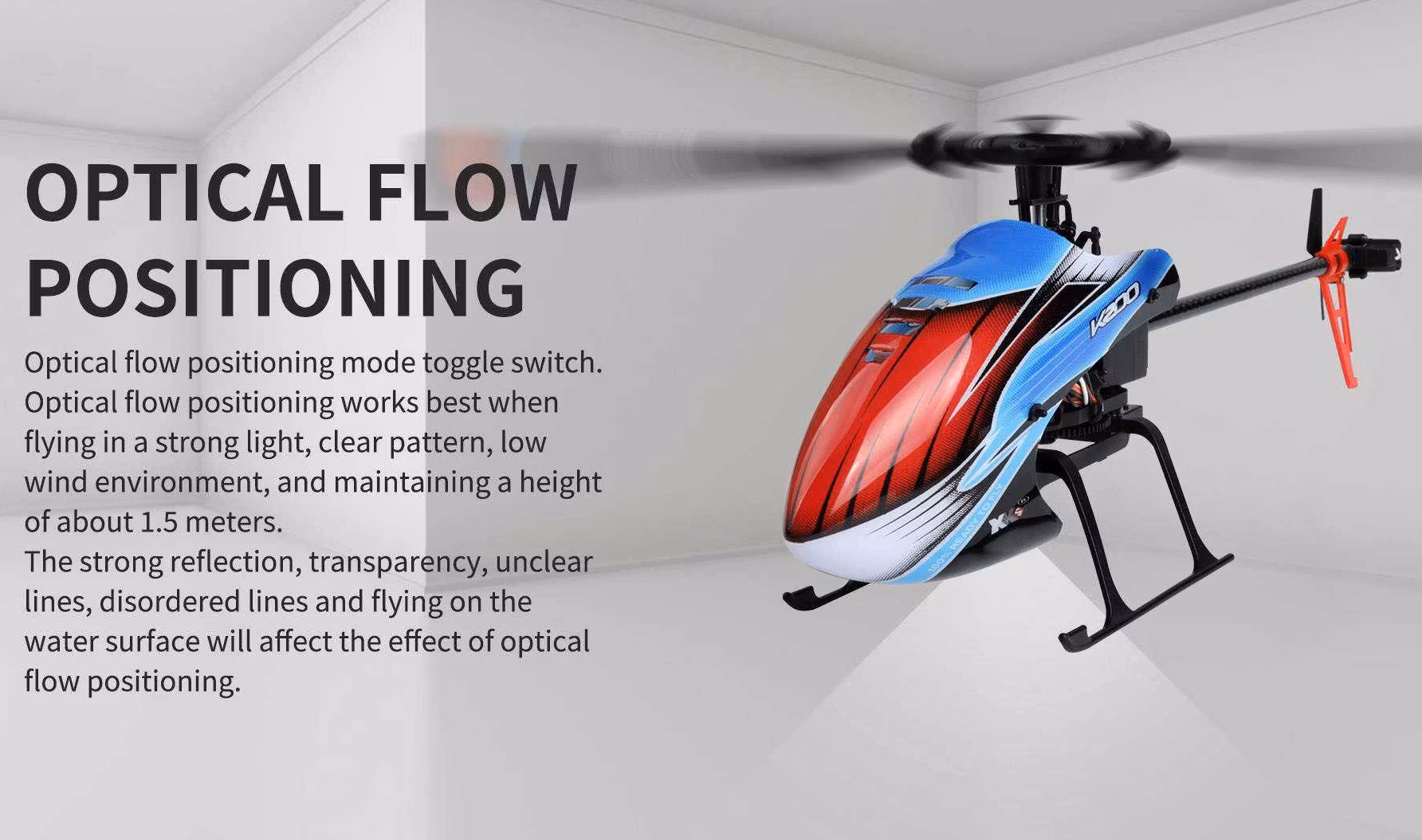 Force K200 2,4 Ghz 4 ch RTF 3D Gyro Helikopter
