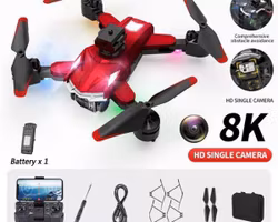 Dual 8k camera drone