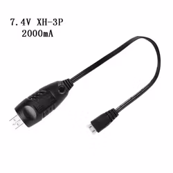 2S 7,4 volt LiPo USB lader 2000 mA