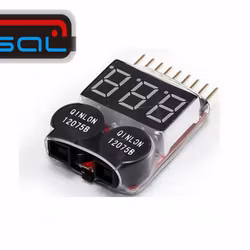 1-8S Lipo Battery Voltage Checker Low Voltage Alarm