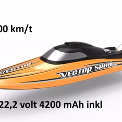 Vector SR80 Pro 6S Upgrade Super High Speed Boat 100 km/t RTR with Auto Roll Back Function