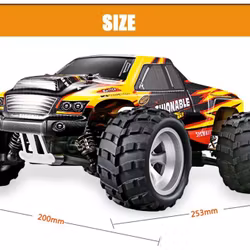 Storm A979-A Cross Country 1/18 4WD Yellow - RTR