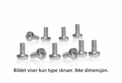 M1 4 mm maskinskruer 10 stk