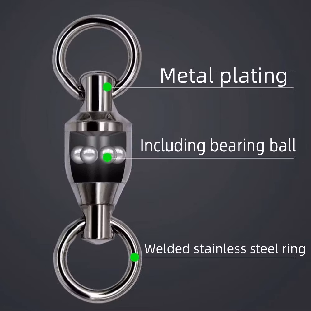 Svivel ball bearing 47 kg 2 stk