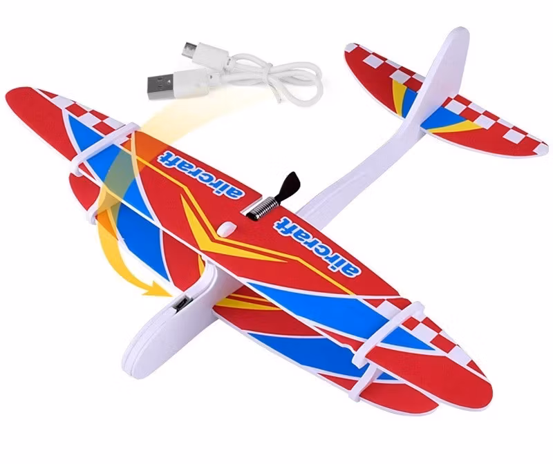 Ladbar motorisert dobbeldekker modellfly
