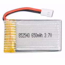 1S 3.7V 650mAh Lipo Batteri