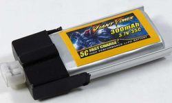 HiSKY Battery LiPo 1S 3.7V 300mah 35C