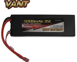 2S 7,4v 5000mah LiPo 35C Hard Case T-plugg
